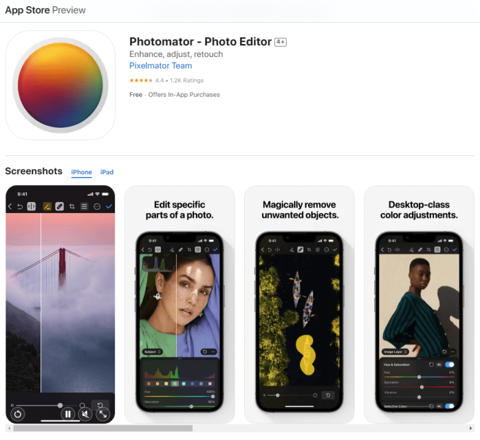Pixelmator正式改名为Photomator，并加入多种AI编辑功能 - app, iOS, macOS, Photomator, Pixelmator, 应用