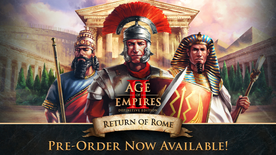 《帝国时代2：决定版》罗马复兴DLC已经开始预售 - DLC, 帝国时代, 微软, 游戏