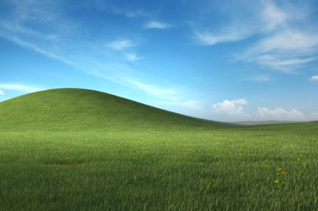 微软提供4K分辨率的Windows XP壁纸下载，蓝天白云绿草地永流传 - GURB2, 多系统, 自由软件, 龙芯