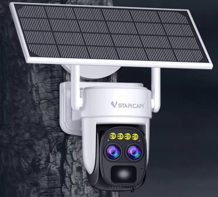 威视双目监控摄像头，4G全网通太阳能供电，15倍变焦 - VSTARCAM, 威视达康, 安防监控, 摄像头