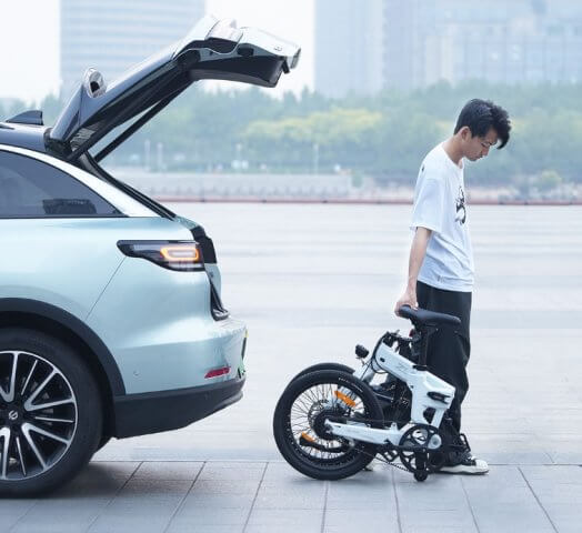 HIMO ZL20折叠助力电动车上市，提供链条/皮带版 - HIMO, 众筹, 喜磨电动, 小米有品, 折叠车, 新品, 电动助力, 自行车