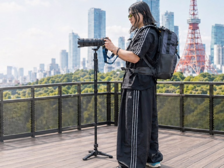 VANGUARD VESTA AM系列铝制独脚架发布:带折叠三脚底座,可倾斜旋转 8 折りたたみ式「三脚ベース」付きのVANGUARDアルミ一脚 ベースを軸にチルトと回転も可能 脚径23mmと26mm