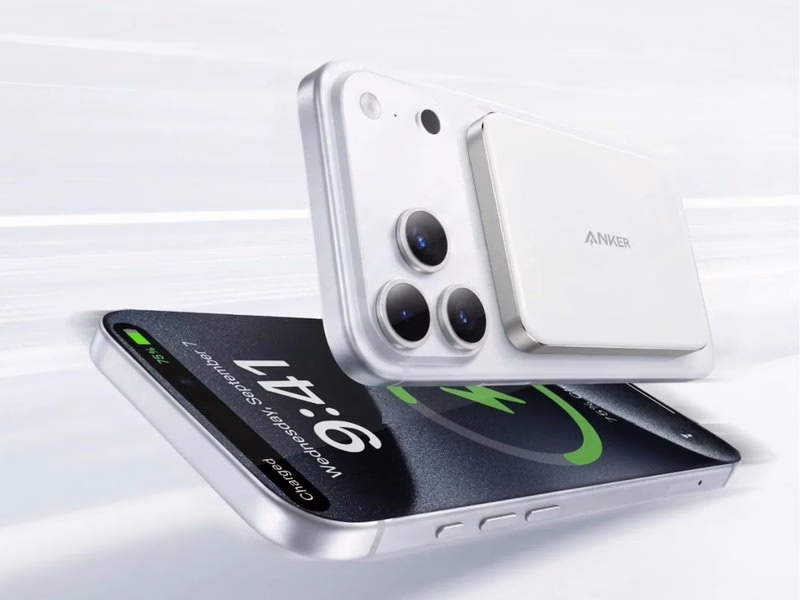 Anker在日本发布Nano Power Bank (MagGo, Plus):neo锂离子电池带来更高安全性 1 Anker Nano Power Bank (MagGo, Plus) 官方渲染图