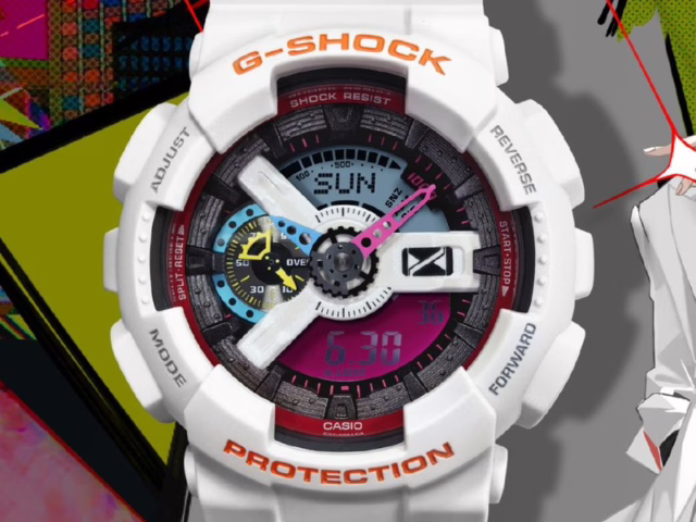 Casio launching new round hybrid watch with colorful design