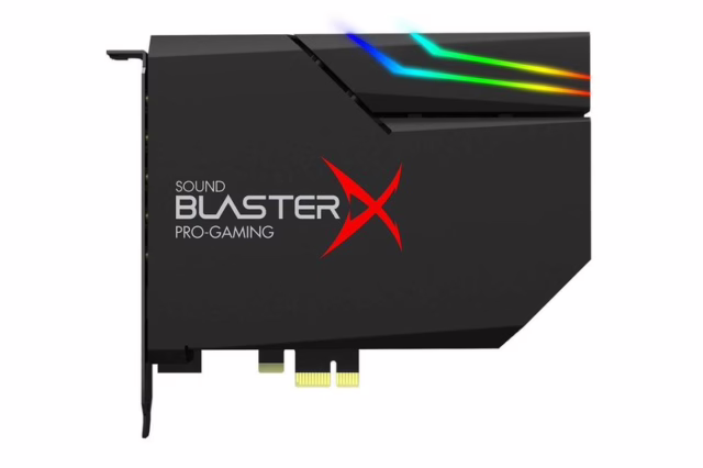 Creative launches flagship Sound Blaster AE-X internal sound card for audiophiles