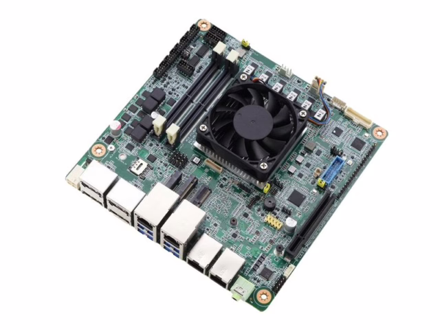 AAEON MIX-PTLWV1 Panther Lake industrial mini-ITX motherboard offers quad DisplayPort, dual 10GbE, a