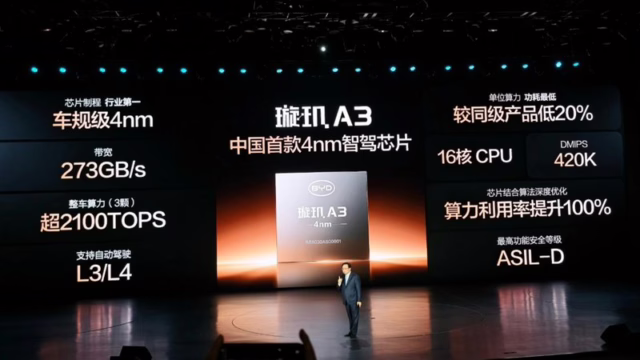 BYD released Xuanji A3 ADAS chip as it aims at accident-free traffic