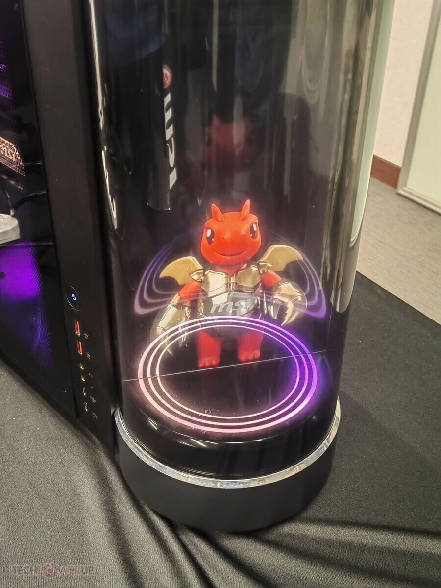 MSI MEG Vision X2 AI全息显示模块