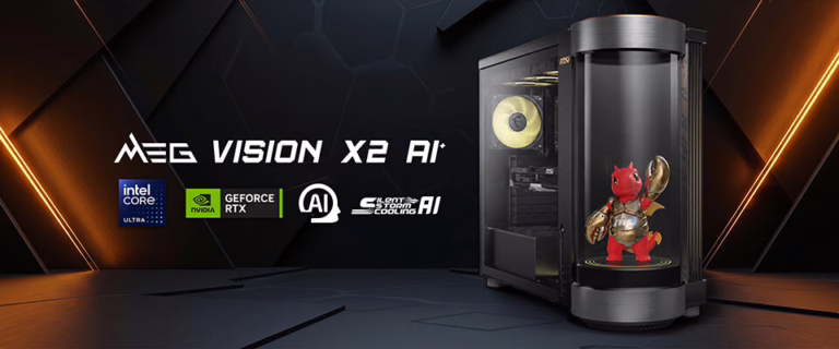 MSI推出MEG Vision X2 AI+游戏主机:内置全息AI伴侣LuckyClaw 4 MSI推出MEG Vision X2 AI+游戏主机:内置全息AI伴侣LuckyClaw - 120Hz屏幕, 80Wh电池, Claw 8 EX AI+, Intel Arc G3 Extreme, M.2 2280, MSI, 掌上游戏机, 高端掌机