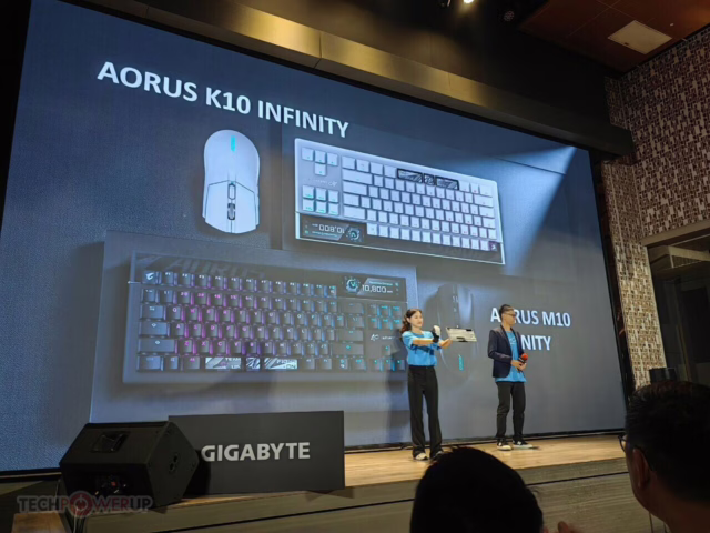 Gigabyte Showcases AORUS INFINITY Keyboard and Mouse Series at Computex 2026