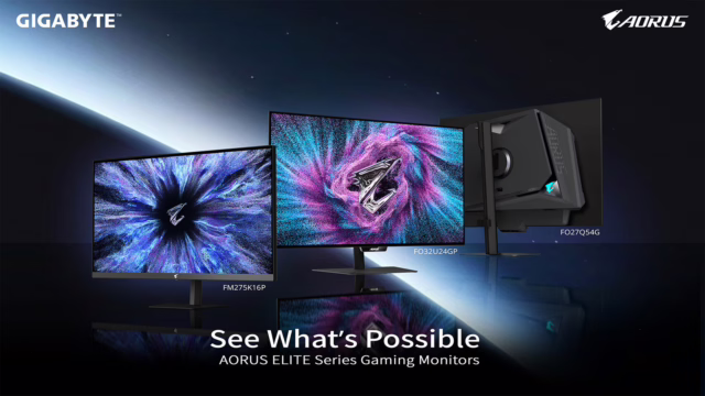 (PR) Gigabyte Introduces the AORUS ELITE Series Gaming Monitors with OLED or Mini LED Panels