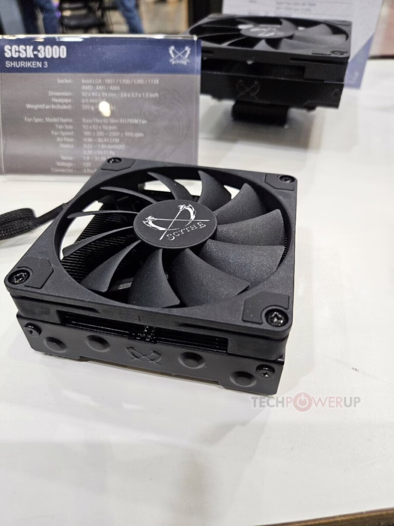Scythe在Computex 2026推出Shuriken 3、Mugen 6 Dual及SCYCOPTER水冷新品 8 Scythe at Computex 2026: Shuriken 3, Mugen 6 Dual, and SCYCOPTER AIO Coolers