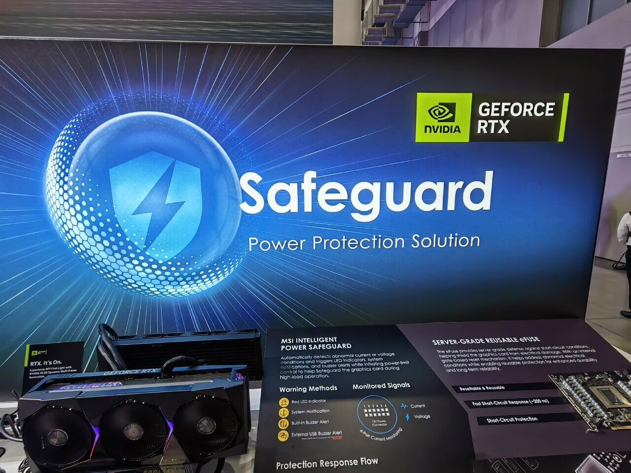MSI在Computex 2026展示的新款散热与供电概念卡