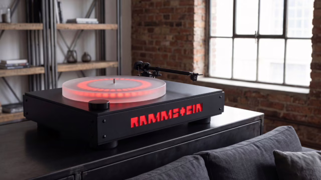 Clearaudio just unveiled a stunning Rammstein turntable and truly, ich will!