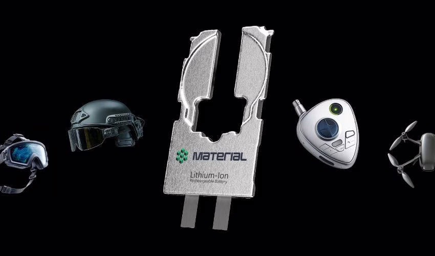 MATERIAL 3D打印电池概念图
