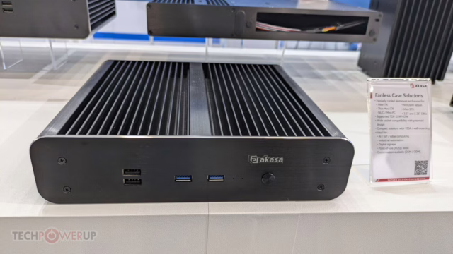 Akasa Showcases Fanless Chassis, Cooling, Power and Network Solutions at Computex 2026