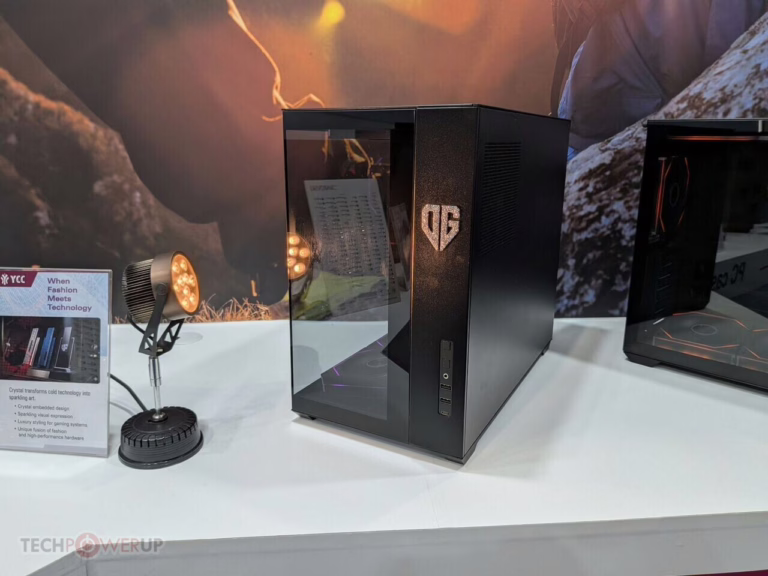 YCC Integrates Swarovski Crystal Accents into PC Cases at Computex 2026