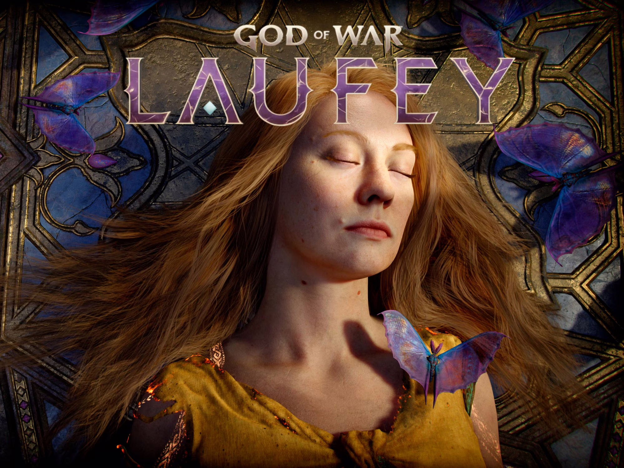 来自www.notebookcheck.net的配图，展示God of War Laufey的游戏画面或标题