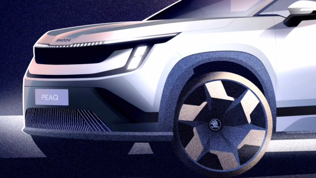 Skoda’s Three-Row EV Brings 373 Miles To The Kia EV9 Fight