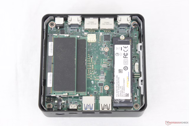 MSI Cubi NUC AI+ 3MG tiny PC supports a massive 128 GB of removable RAM