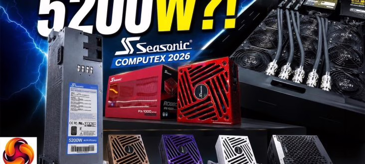 Computex 2026:海韵展示5200W 80Plus Ruby电源与Prime Enterprise系列新品 7 Computex 2026: Seasonic’s new 5200W 80Plus Ruby PSU and more